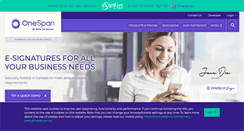 Desktop Screenshot of esignlive.com